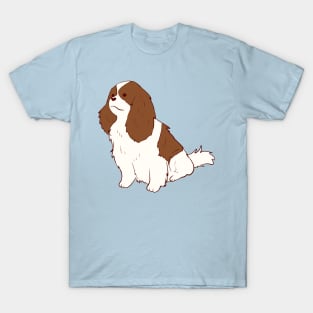 King charles spaniel dog sitting T-Shirt